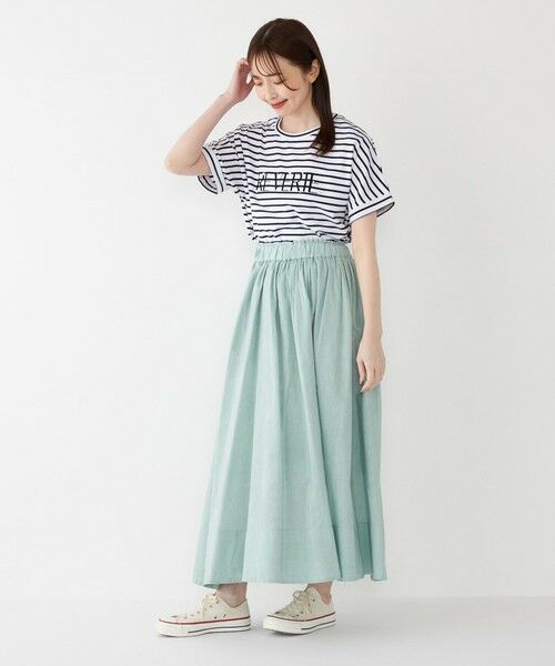 SHIPS / シップス Tシャツ | SHIPS Colors:〈接触冷感・手洗い可能〉フロッキー ロゴ ドルマン Tシャツ◇ | 詳細17