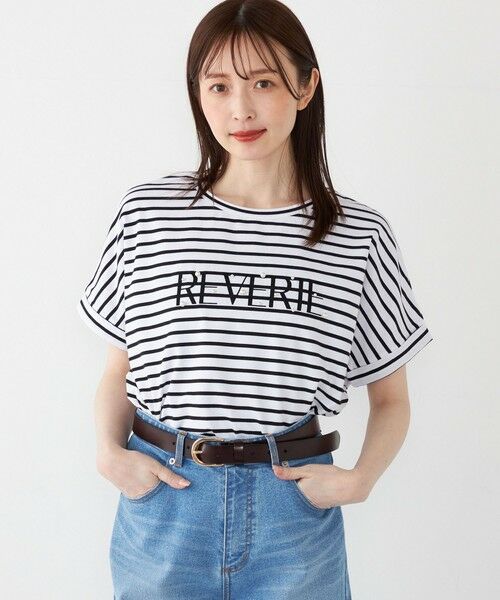 SHIPS / シップス Tシャツ | SHIPS Colors:〈接触冷感・手洗い可能〉フロッキー ロゴ ドルマン Tシャツ◇ | 詳細18