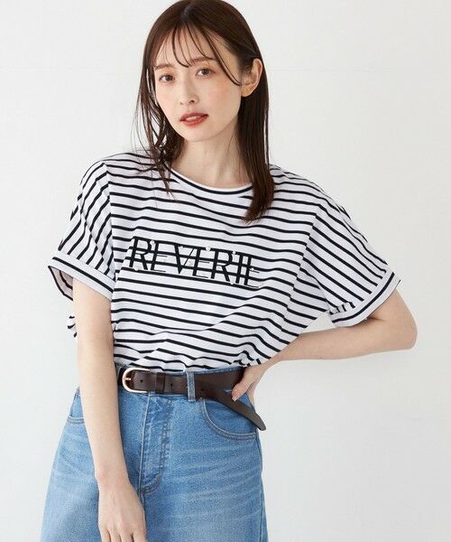 SHIPS / シップス Tシャツ | SHIPS Colors:〈接触冷感・手洗い可能〉フロッキー ロゴ ドルマン Tシャツ◇ | 詳細19