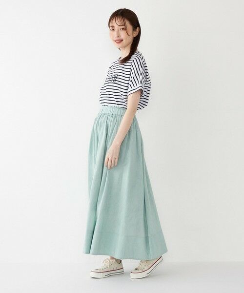 SHIPS / シップス Tシャツ | SHIPS Colors:〈接触冷感・手洗い可能〉フロッキー ロゴ ドルマン Tシャツ◇ | 詳細21