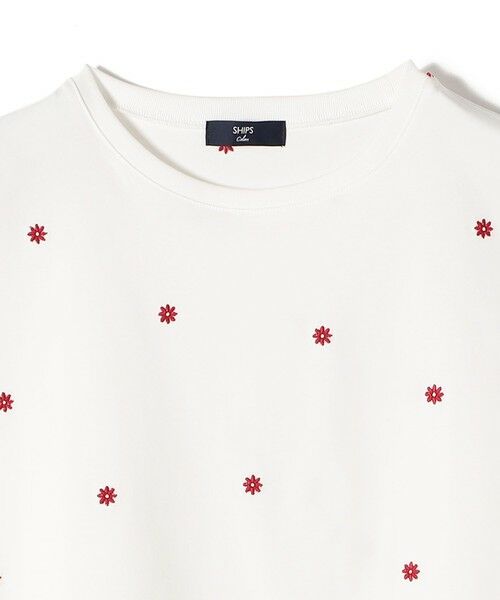 SHIPS / シップス カットソー（半袖以外） | SHIPS Colors:リンク フラワー エンブロイダリー トップス◇ | 詳細2