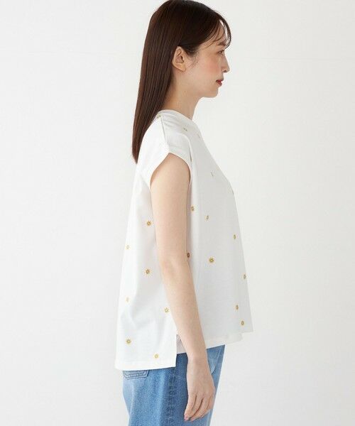 SHIPS / シップス カットソー（半袖以外） | SHIPS Colors:リンク フラワー エンブロイダリー トップス◇ | 詳細12