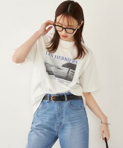 SHIPS / シップス Tシャツ | SHIPS Colors:〈接触冷感・UVカット〉サンセット フォト Tシャツ◇