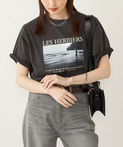 SHIPS / シップス Tシャツ | SHIPS Colors:〈接触冷感・UVカット〉サンセット フォト Tシャツ◇