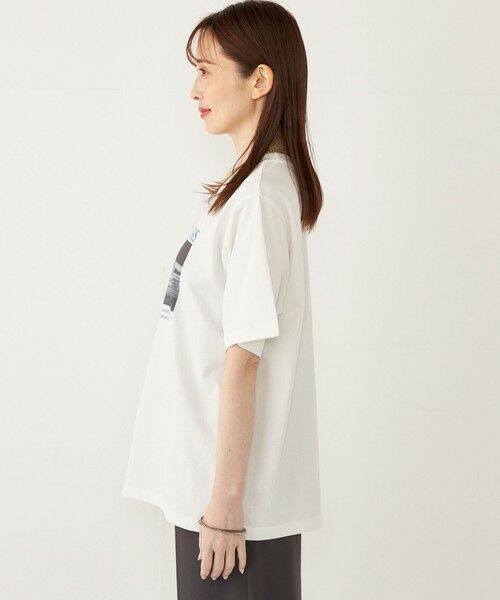 SHIPS / シップス Tシャツ | SHIPS Colors:〈接触冷感・UVカット〉サンセット フォト Tシャツ◇ | 詳細8