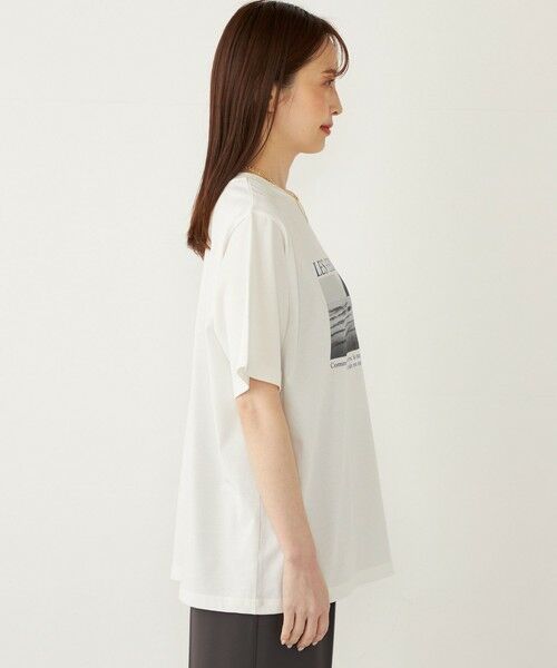 SHIPS / シップス Tシャツ | SHIPS Colors:〈接触冷感・UVカット〉サンセット フォト Tシャツ◇ | 詳細10