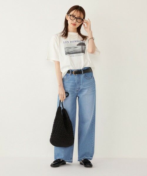 SHIPS / シップス Tシャツ | SHIPS Colors:〈接触冷感・UVカット〉サンセット フォト Tシャツ◇ | 詳細11