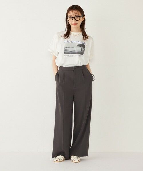 SHIPS / シップス Tシャツ | SHIPS Colors:〈接触冷感・UVカット〉サンセット フォト Tシャツ◇ | 詳細17