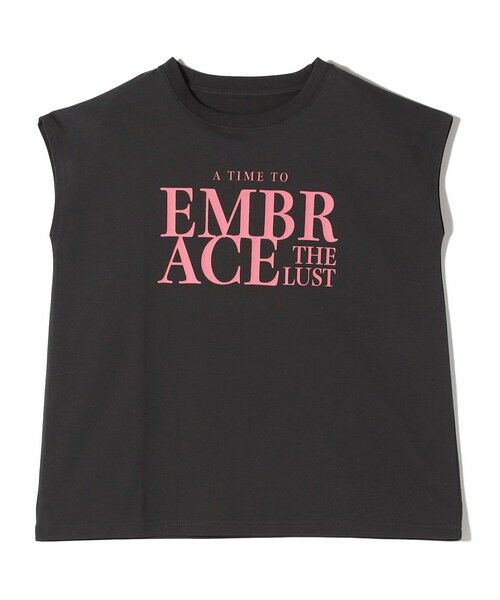 SHIPS / シップス Tシャツ | SHIPS Colors:〈接触冷感・UVカット〉フレンチスリーブ ロゴ Tシャツ◇ | 詳細26