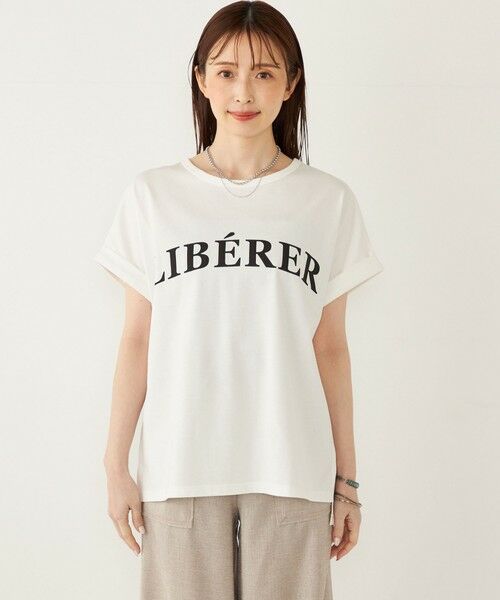 SHIPS / シップス Tシャツ | SHIPS Colors:〈接触冷感・UVカット〉ビッグロゴ ドルマン Tシャツ◇ | 詳細3