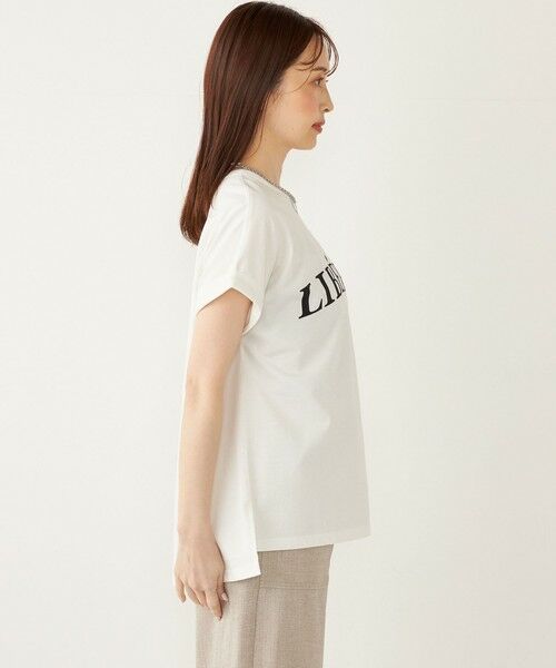 SHIPS / シップス Tシャツ | SHIPS Colors:〈接触冷感・UVカット〉ビッグロゴ ドルマン Tシャツ◇ | 詳細6