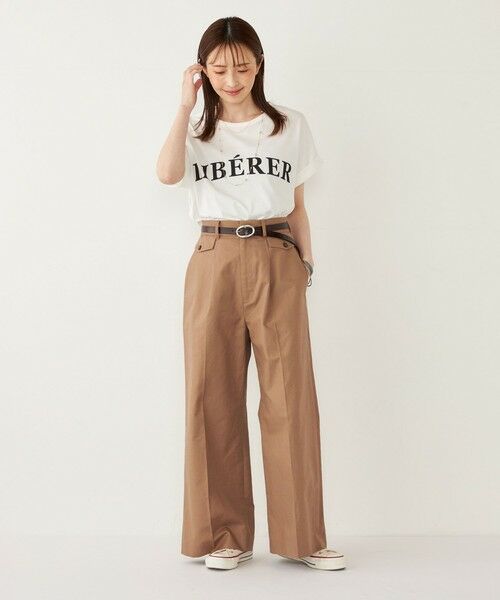 SHIPS / シップス Tシャツ | SHIPS Colors:〈接触冷感・UVカット〉ビッグロゴ ドルマン Tシャツ◇ | 詳細7