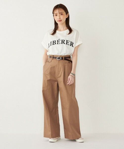 SHIPS / シップス Tシャツ | SHIPS Colors:〈接触冷感・UVカット〉ビッグロゴ ドルマン Tシャツ◇ | 詳細14