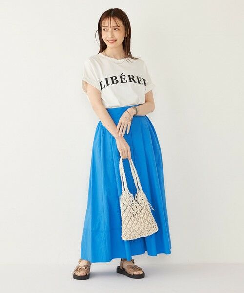 SHIPS / シップス Tシャツ | SHIPS Colors:〈接触冷感・UVカット〉ビッグロゴ ドルマン Tシャツ◇ | 詳細18