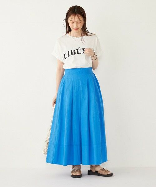 SHIPS / シップス Tシャツ | SHIPS Colors:〈接触冷感・UVカット〉ビッグロゴ ドルマン Tシャツ◇ | 詳細19