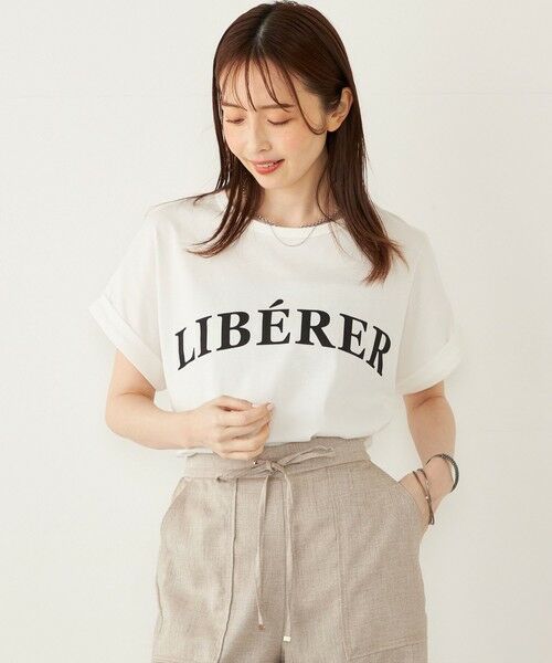 SHIPS / シップス Tシャツ | SHIPS Colors:〈接触冷感・UVカット〉ビッグロゴ ドルマン Tシャツ◇ | 詳細21