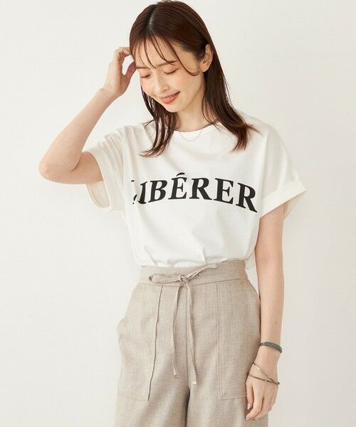 SHIPS / シップス Tシャツ | SHIPS Colors:〈接触冷感・UVカット〉ビッグロゴ ドルマン Tシャツ◇ | 詳細22