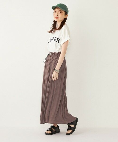 SHIPS / シップス Tシャツ | SHIPS Colors:〈接触冷感・UVカット〉ビッグロゴ ドルマン Tシャツ◇ | 詳細29