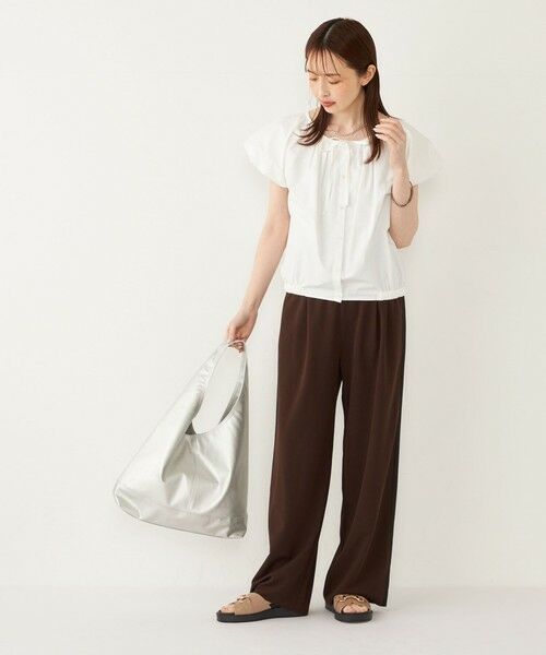 SHIPS / シップス その他パンツ | SHIPS Colors:〈手洗い可能〉カット ジョーゼット サイドライン パンツ | 詳細19