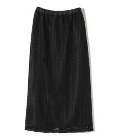 SHIPS / シップス ロング・マキシ丈スカート | SHIPS Colors:〈手洗い可能〉変わり編み レース タイトスカート