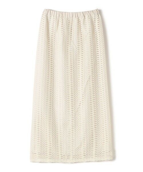 SHIPS / シップス ロング・マキシ丈スカート | SHIPS Colors:〈手洗い可能〉変わり編み レース タイトスカート | 詳細1