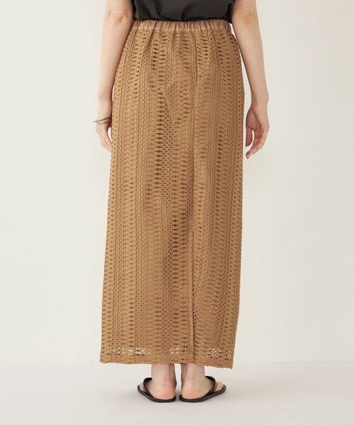 SHIPS / シップス ロング・マキシ丈スカート | SHIPS Colors:〈手洗い可能〉変わり編み レース タイトスカート | 詳細23