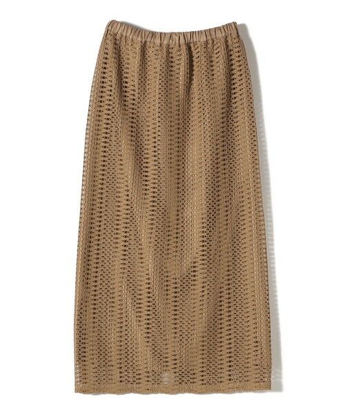 SHIPS / シップス ロング・マキシ丈スカート | SHIPS Colors:〈手洗い可能〉変わり編み レース タイトスカート | 詳細12
