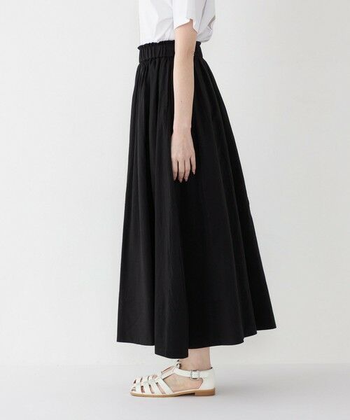 SHIPS / シップス ロング・マキシ丈スカート | SHIPS Colors:〈手洗い可能〉キュプラ コットン ギャザー スカート | 詳細11
