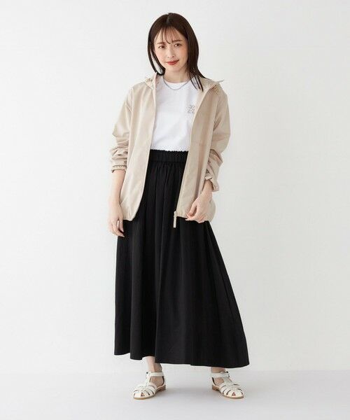 SHIPS / シップス ロング・マキシ丈スカート | SHIPS Colors:〈手洗い可能〉キュプラ コットン ギャザー スカート | 詳細21