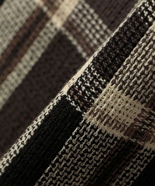 SHIPS / シップス ロング・マキシ丈スカート | SHIPS Colors:〈手洗い可能〉カラミ チェック フロントスリット スカート | 詳細2