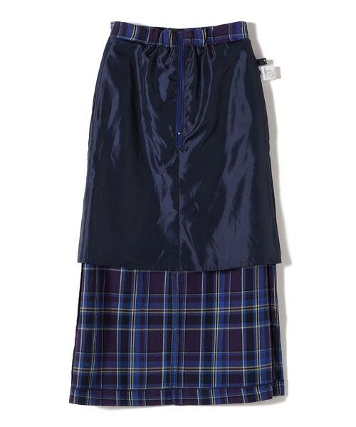 SHIPS / シップス ロング・マキシ丈スカート | SHIPS Colors:〈手洗い可能〉カラミ チェック フロントスリット スカート | 詳細22