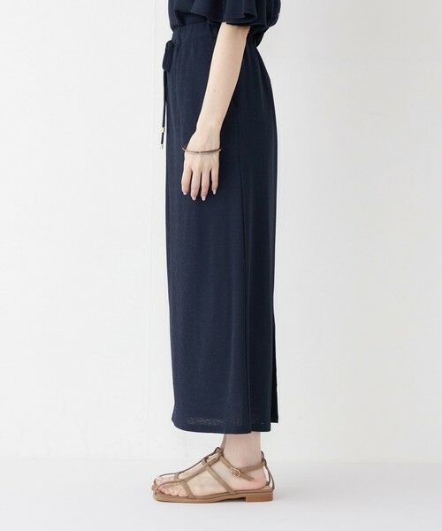 SHIPS / シップス ロング・マキシ丈スカート | SHIPS Colors:〈手洗い可能〉リネンライク タイトスカート | 詳細12