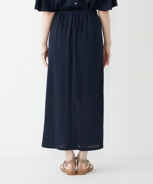 SHIPS / シップス ロング・マキシ丈スカート | SHIPS Colors:〈手洗い可能〉リネンライク タイトスカート | 詳細14