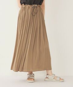 SHIPS / シップス ミニ・ひざ丈スカート | SHIPS Colors:〈洗濯機可能〉サテン ギャザー スカート 2