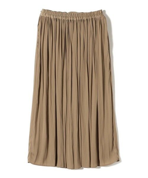 SHIPS / シップス ミニ・ひざ丈スカート | SHIPS Colors:〈洗濯機可能〉サテン ギャザー スカート 2 | 詳細9