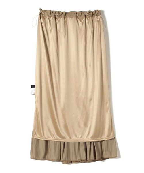 SHIPS / シップス ミニ・ひざ丈スカート | SHIPS Colors:〈洗濯機可能〉サテン ギャザー スカート 2 | 詳細10