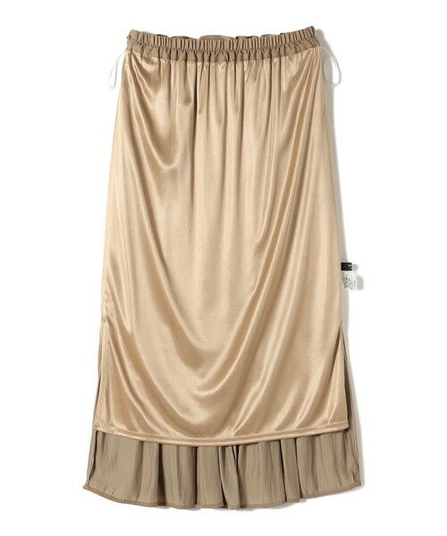 SHIPS / シップス ミニ・ひざ丈スカート | SHIPS Colors:〈洗濯機可能〉サテン ギャザー スカート 2 | 詳細11