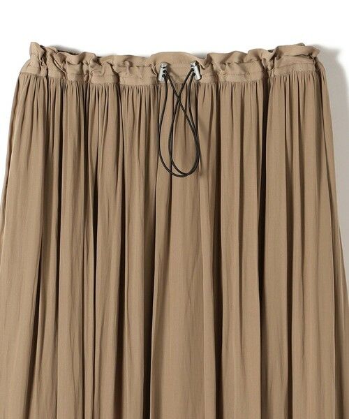 SHIPS / シップス ミニ・ひざ丈スカート | SHIPS Colors:〈洗濯機可能〉サテン ギャザー スカート 2 | 詳細12