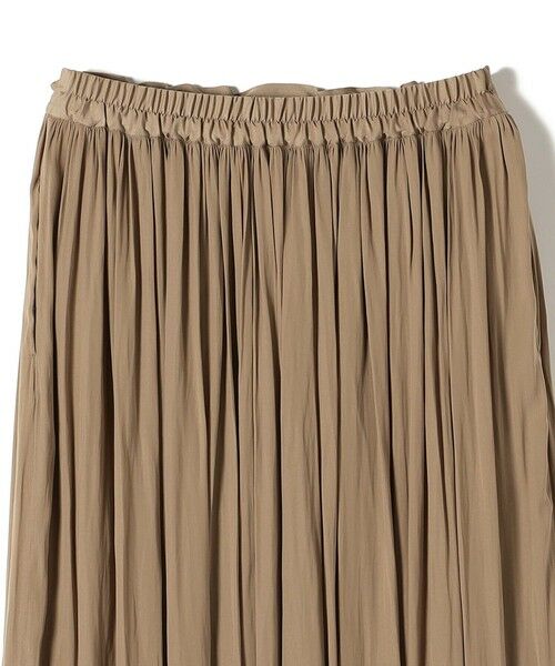 SHIPS / シップス ミニ・ひざ丈スカート | SHIPS Colors:〈洗濯機可能〉サテン ギャザー スカート 2 | 詳細13