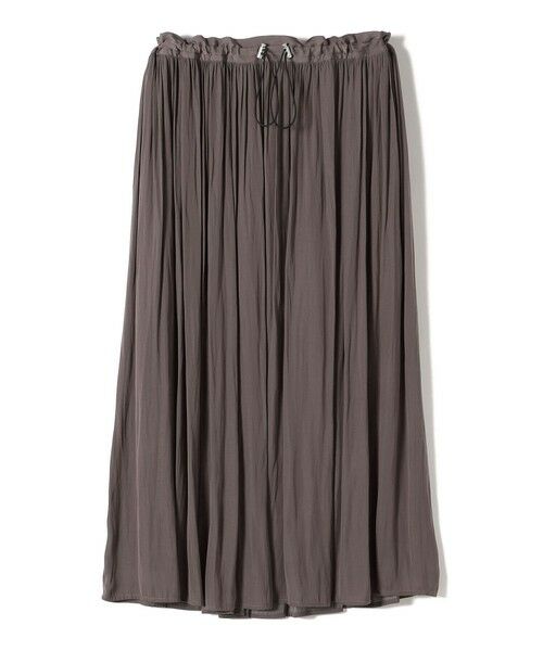 SHIPS / シップス ミニ・ひざ丈スカート | SHIPS Colors:〈洗濯機可能〉サテン ギャザー スカート 2 | 詳細23