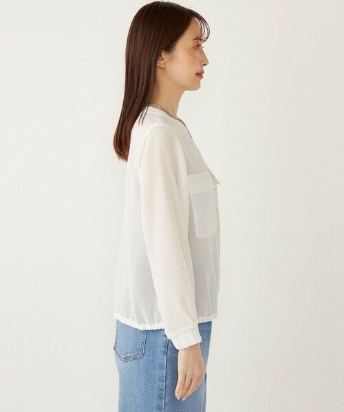 SHIPS / シップス ブルゾン | SHIPS Colors:〈手洗い可能〉メッシュ ノーカラー ジップ ブルゾン◇ | 詳細6