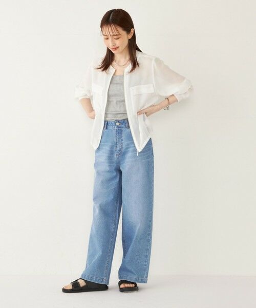 SHIPS / シップス ブルゾン | SHIPS Colors:〈手洗い可能〉メッシュ ノーカラー ジップ ブルゾン◇ | 詳細11