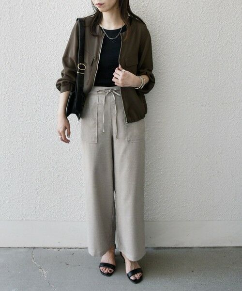 SHIPS / シップス ブルゾン | SHIPS Colors:〈手洗い可能〉メッシュ ノーカラー ジップ ブルゾン◇ | 詳細14