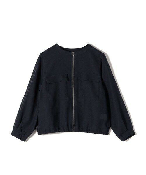 SHIPS / シップス ブルゾン | SHIPS Colors:〈手洗い可能〉メッシュ ノーカラー ジップ ブルゾン◇ | 詳細17
