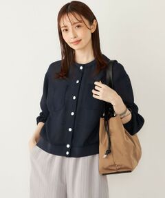 SHIPS / シップス ブルゾン | SHIPS Colors:〈手洗い可能〉メッシュ ノーカラー ハオリ 2◇