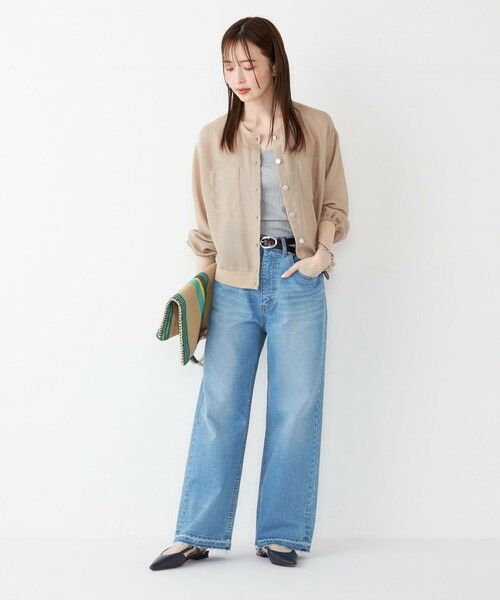 SHIPS / シップス ブルゾン | 《一部追加・新色予約》SHIPS Colors:〈手洗い可能〉メッシュ ノーカラー ハオリ 2◆ | 詳細10