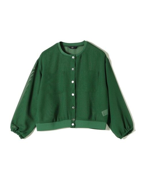 SHIPS / シップス ブルゾン | 《一部追加・新色予約》SHIPS Colors:〈手洗い可能〉メッシュ ノーカラー ハオリ 2◆ | 詳細16