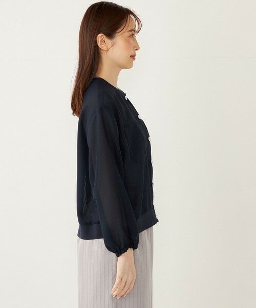 SHIPS / シップス ブルゾン | SHIPS Colors:〈手洗い可能〉メッシュ ノーカラー ハオリ 2◇ | 詳細27