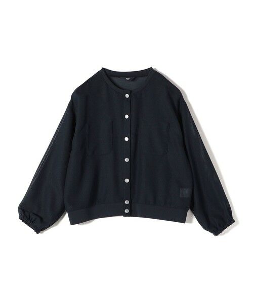 SHIPS / シップス ブルゾン | SHIPS Colors:〈手洗い可能〉メッシュ ノーカラー ハオリ 2◇ | 詳細15