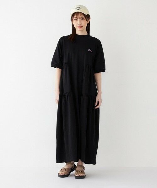 美品♡aloyoga アローヨガ トップス　ワンピース　ネイビー　紺色 Sawa a la mode レディース ワンピース 紺 ネイビー 羽織り